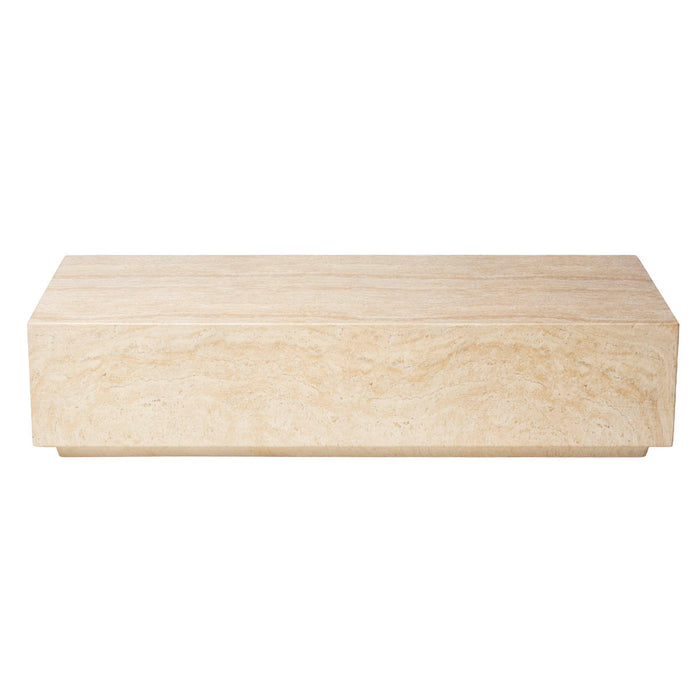 DÉJA Living - Salontafel Lichtbruin Eco Composiet - 140x60x32cm - Ribe