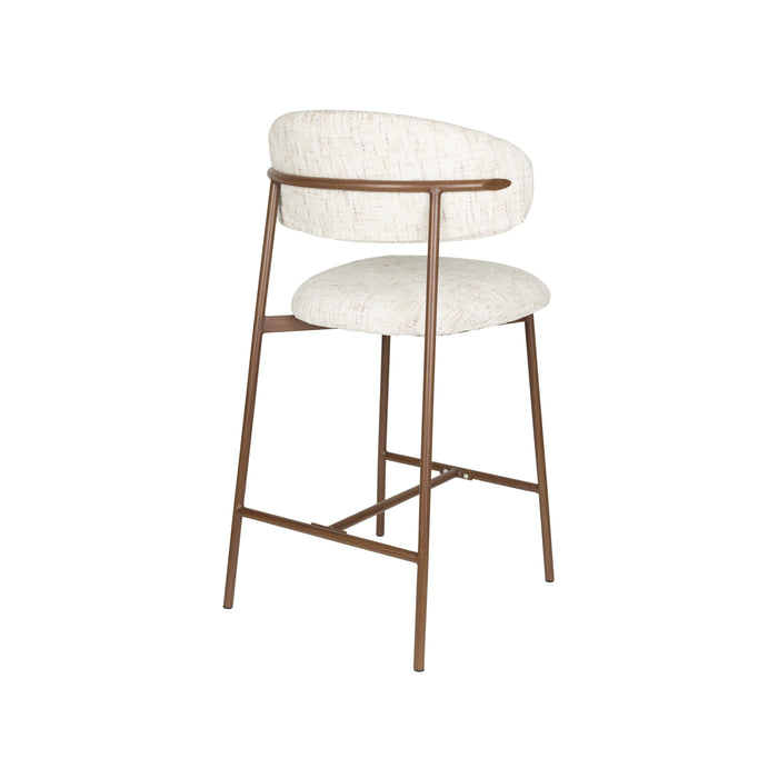 Housecraft Claes Counter| Barkrukken Gebroken Wit - Set van 2