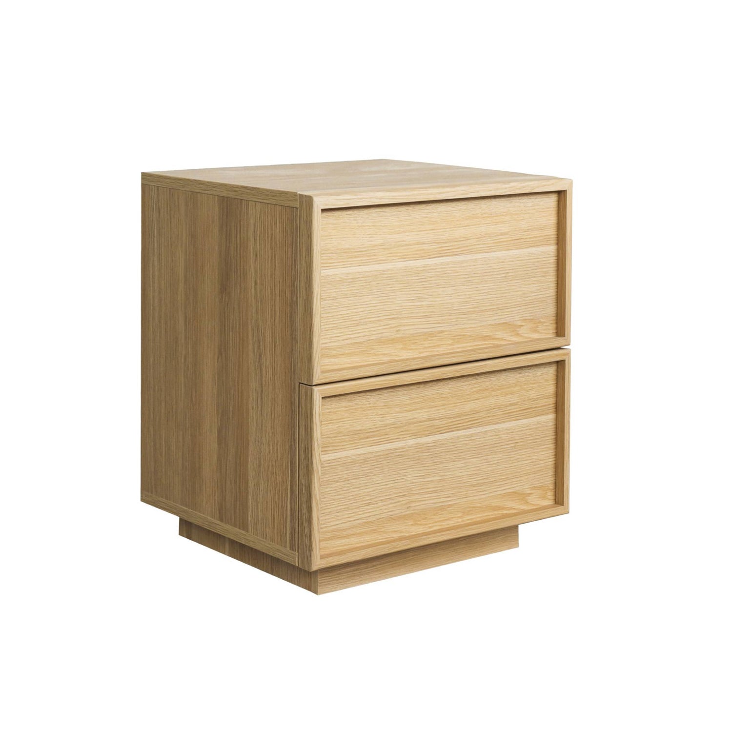 sweeek - Nachtkastje houtlook 2 lades