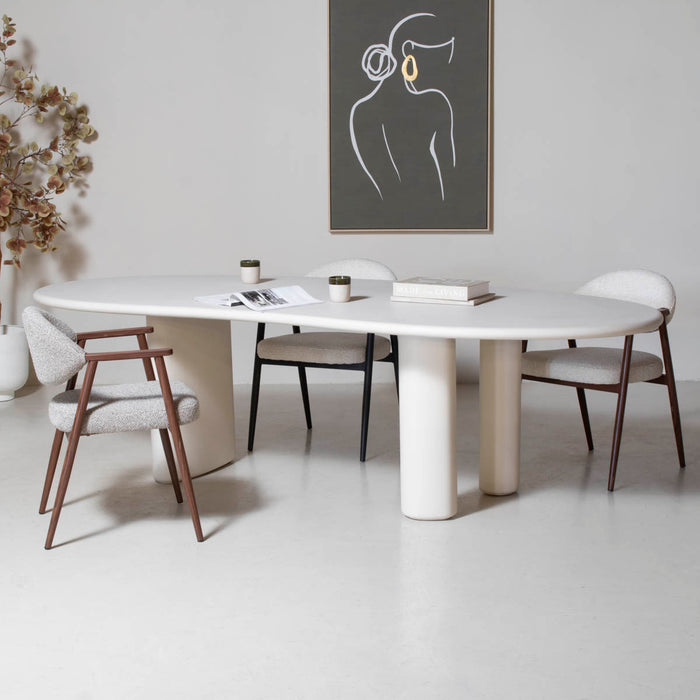 DÉJA Living - Eettafel Beige Eco Composiet - 260x110x76cm - Gulli