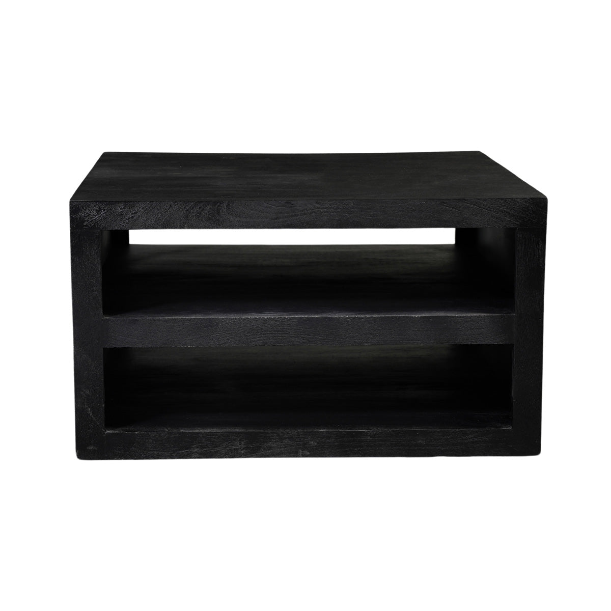 StarFurn - Salontafel Zwart Hout - 80x80x40cm - Brussel