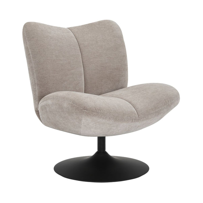 Bronx71 Draaifauteuil Lise chenille taupe