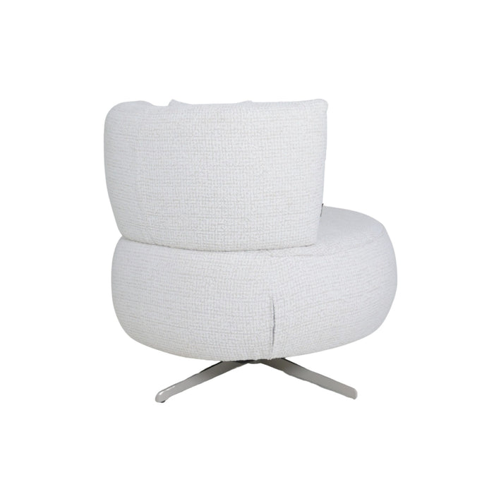 Bronx71 Fauteuil Fallon draaibaar gemêleerde stof beige