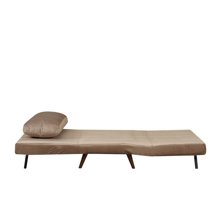 Bronx71 Velvet slaapfauteuil Hanna taupe