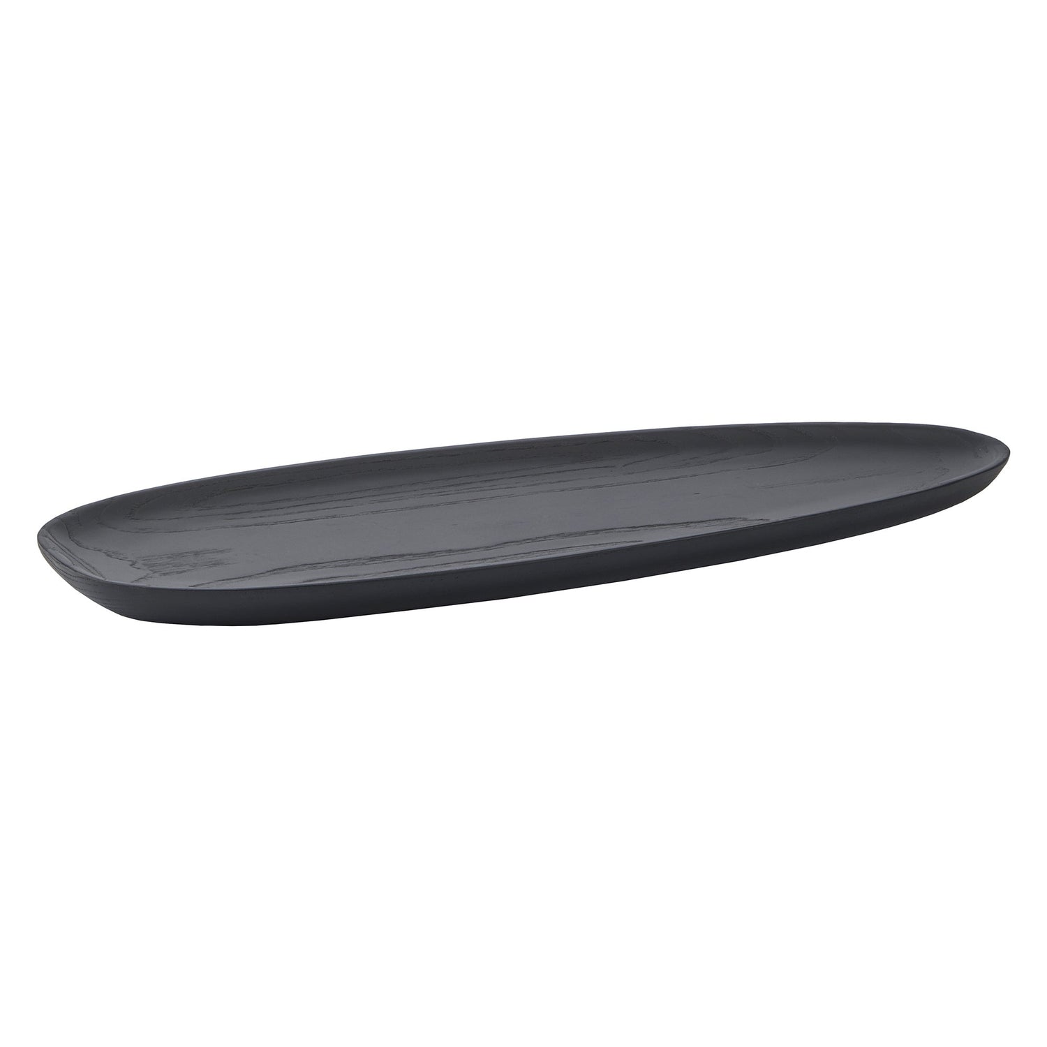 Tray Ovaal Cole Black | Zwart | Hout