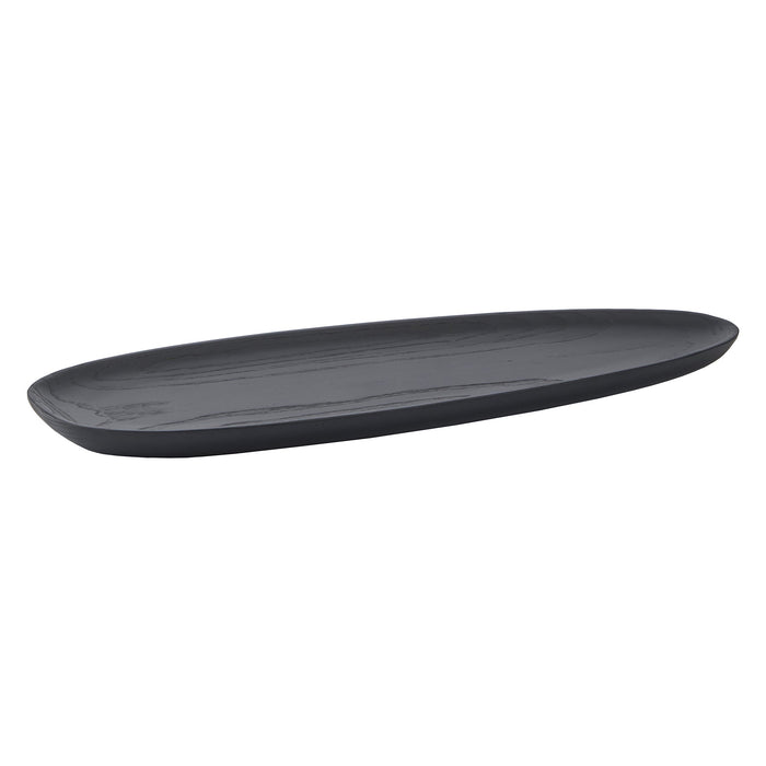 Tray Ovaal Cole Black | Zwart | Hout