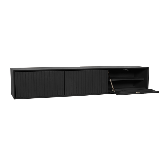 Starfurn Zwevend tv meubel Madison Black | 160 cm
