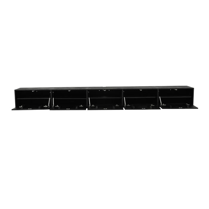 Starfurn Zwevend Tv meubel Vision Black | 280 cm