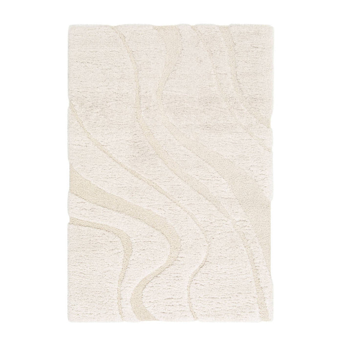 sweeek - Binnentapijt met reliëf patroon, crème