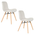 Housecraft Lester Eetkamerstoelen Beige - Set van 2