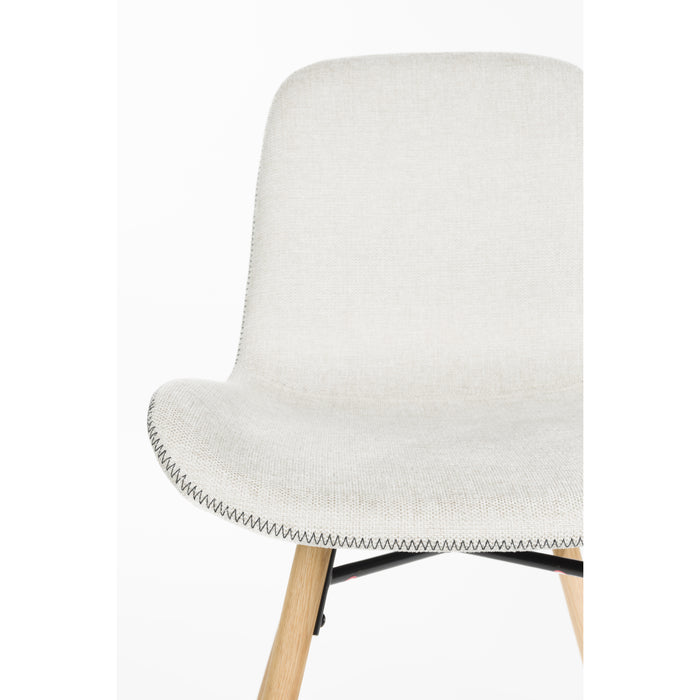 Housecraft Lester Eetkamerstoelen Beige - Set van 2