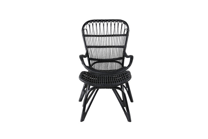 Rebellenclub Merit Loungestoel - Zwart