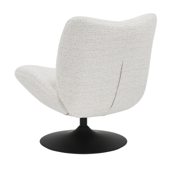 Bronx71 Draaifauteuil Moira gemêleerde stof beige