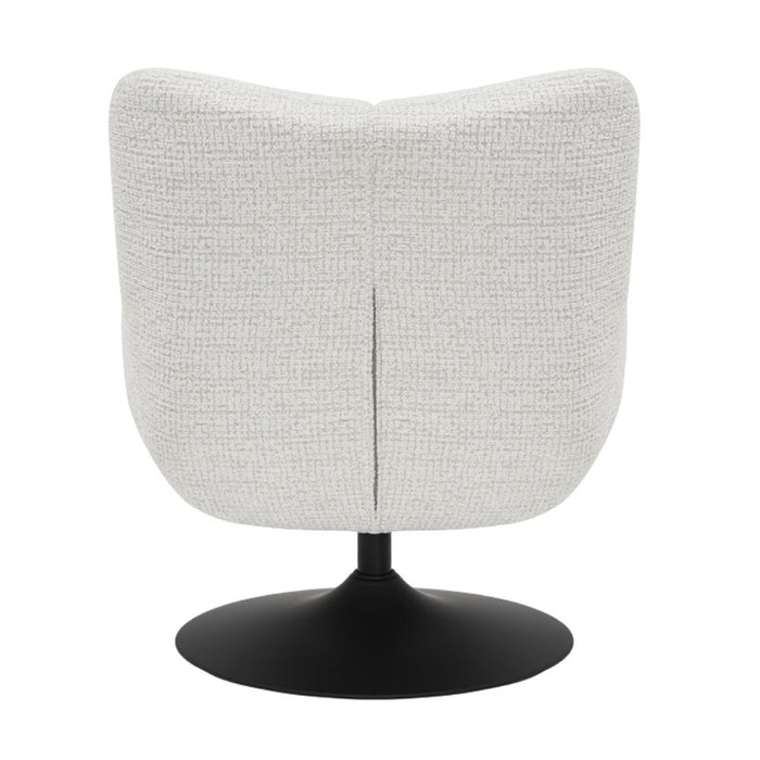 Bronx71 Draaifauteuil Moira gemêleerde stof beige