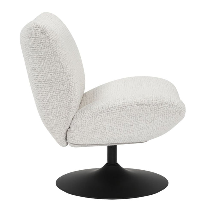 Bronx71 Draaifauteuil Moira gemêleerde stof beige