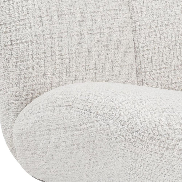 Bronx71 Draaifauteuil Moira gemêleerde stof beige