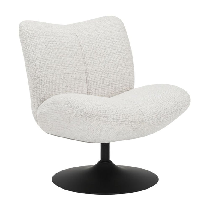 Bronx71 Draaifauteuil Moira gemêleerde stof beige