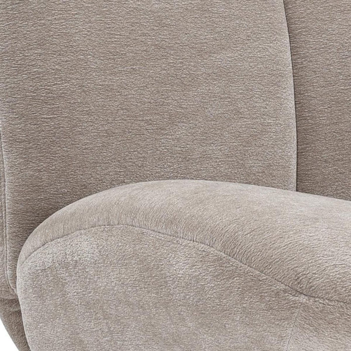 Bronx71 Draaifauteuil Lise chenille taupe