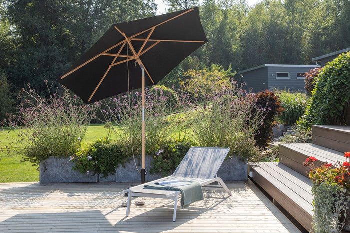 Rebellenclub Santi Parasol - ¿250cm - Zwart