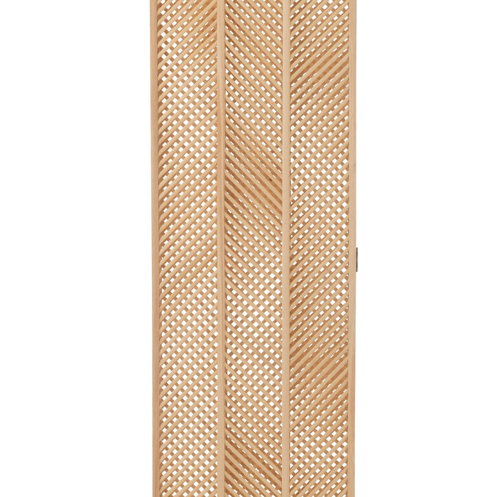 J-Line scherm Mili - bamboe|multiplex - naturel