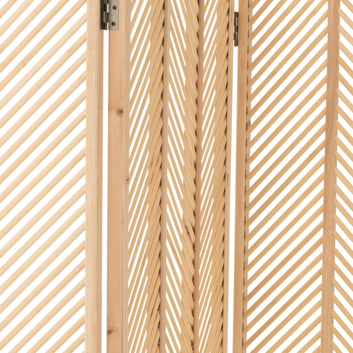 J-Line scherm Mili - bamboe|multiplex - naturel