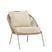 Rebellenclub Cannella Loungestoel - Set van 2 - Beige