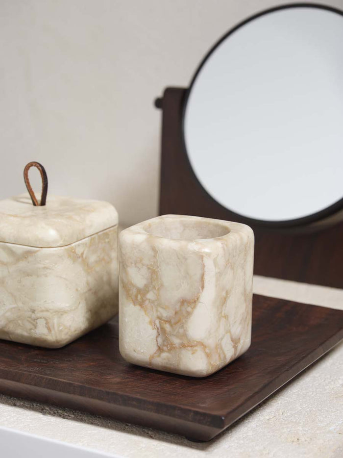 Blake Beker Desert | Beige | Natuursteen