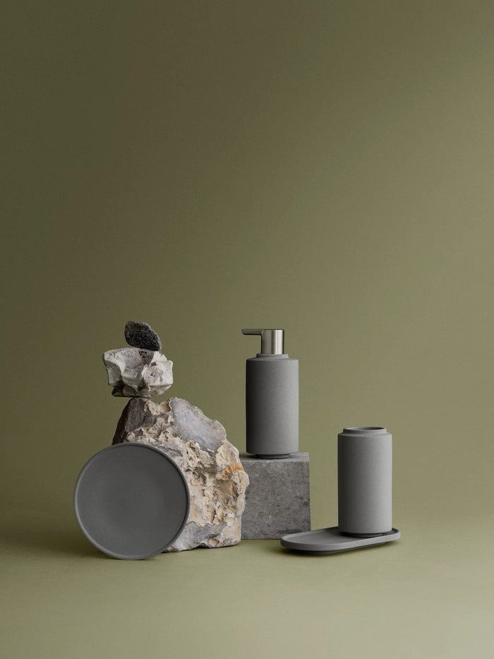 Creto Zeepdispenser Mourning Dove | Grijs | Bruin | Polystone