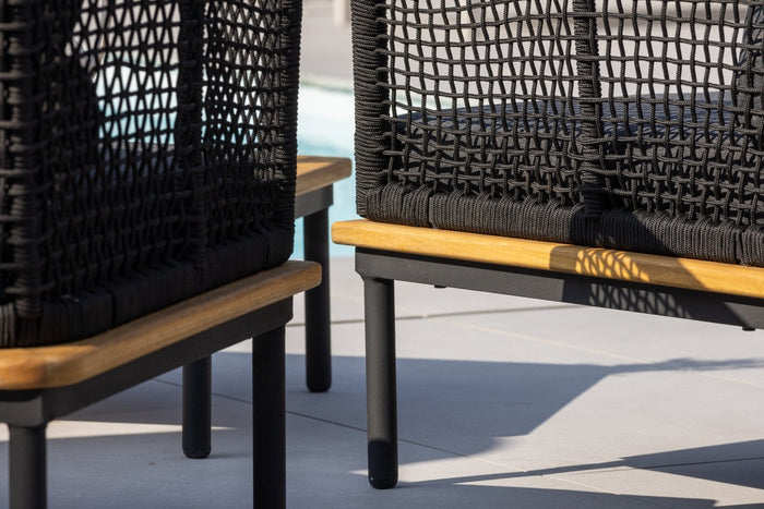 Rebellenclub Matteo Loungeset - ZwartÊ