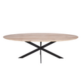 Starfurn Eiken eettafel Ferris | Ovaal 210 cm | Naturel