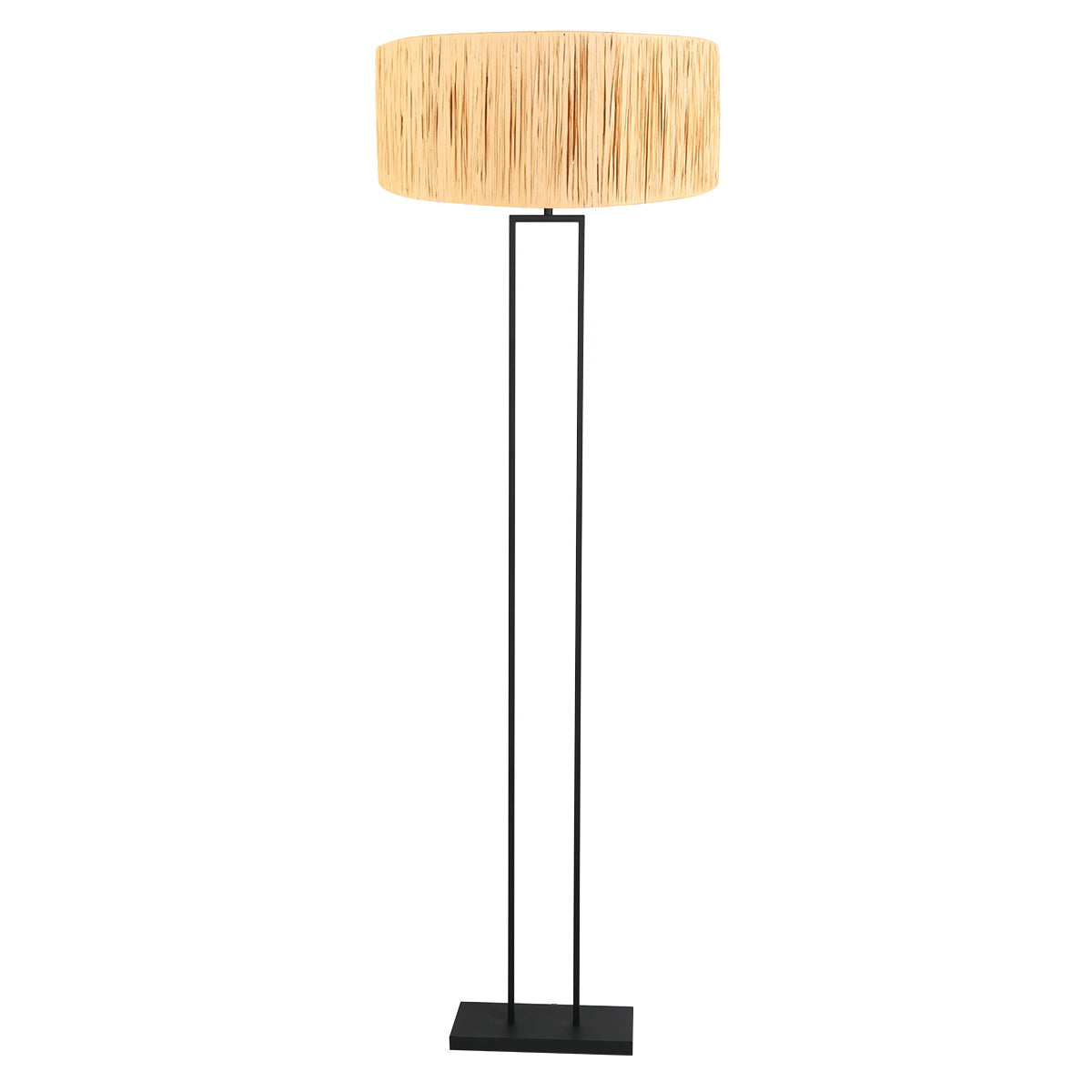 Steinhauer - vloerlamp - Stang - zwart - gras metaal - Ø 50cm - E27 -