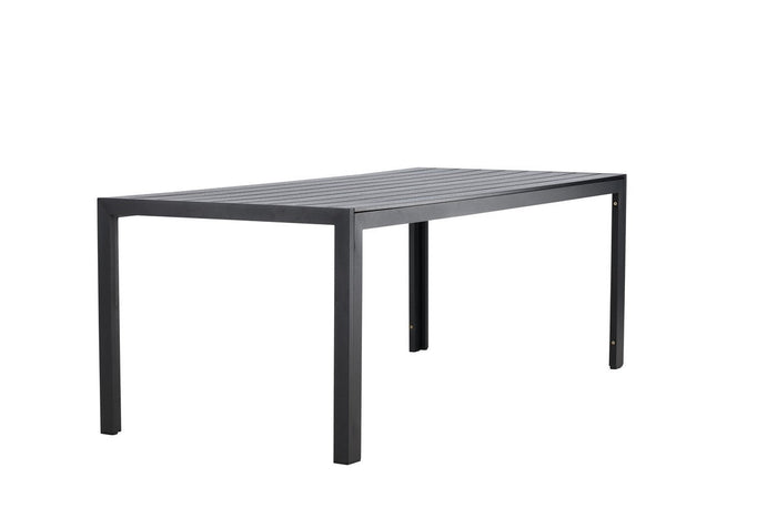 Rebellenclub Cappero Tuintafel - 205 x 90 cm - Zwart