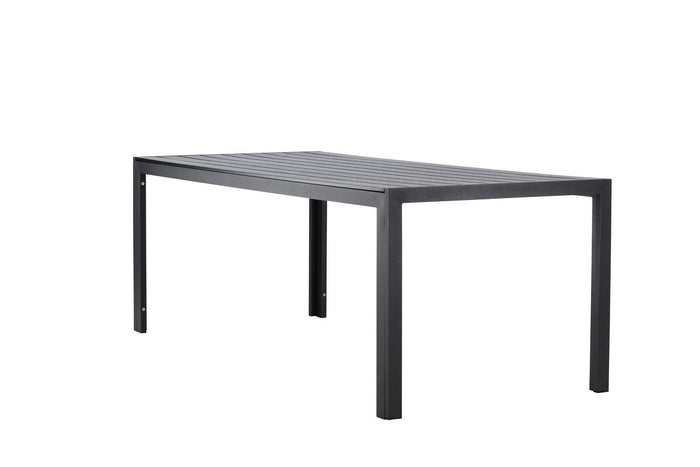 Rebellenclub Cappero Tuintafel - 205 x 90 cm - Zwart