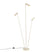 QAZQA Moderne vloerlamp beige 3-lichts GU10 35mm - Thomas