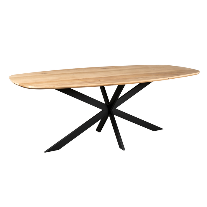 Starfurn Eiken eettafel Ferris | Deens Ovaal 240 cm | Naturel