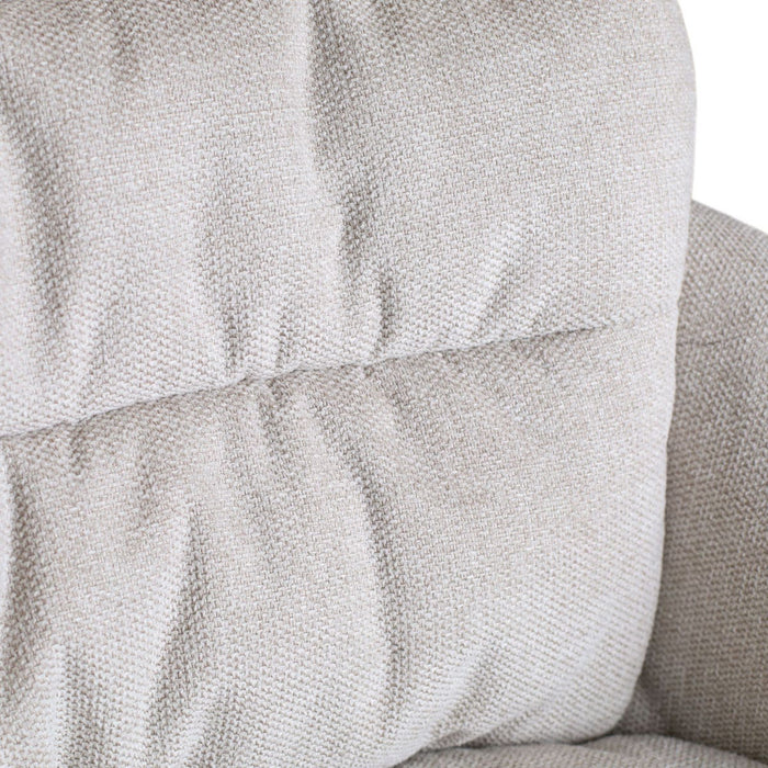 Nolon Nout-Mia Bureaustoel Beige - met Armleuning - Zwart