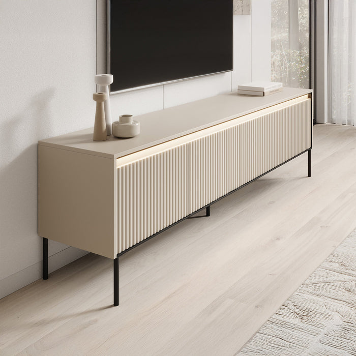 Meubella - TV-Meubel Timoteo - Beige - 193 cm