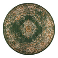 Interieur05 Rond Vintage Vloerkleed Keshan Groen - 120 x 120 cm