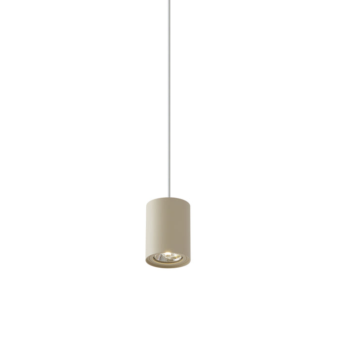 QAZQA Moderne hanglamp beige met wit voor railsysteem 1-fase GU10