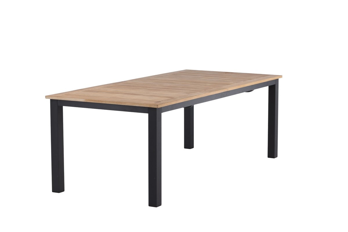 Rebellenclub Castor Tuintafel - 224 x 100 cm - Zwart