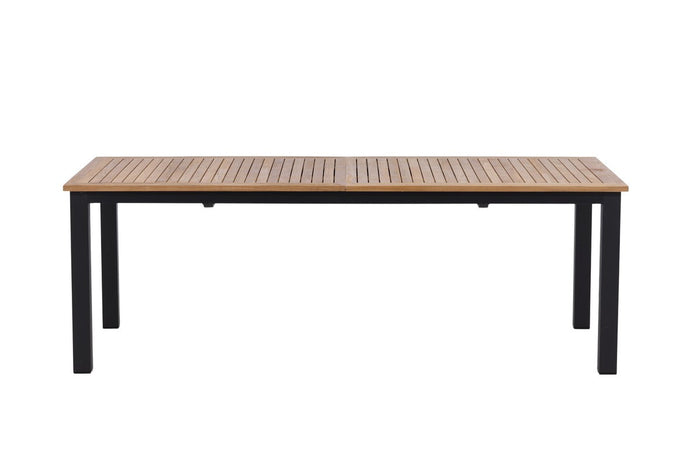 Rebellenclub Castor Tuintafel - 224 x 100 cm - Zwart