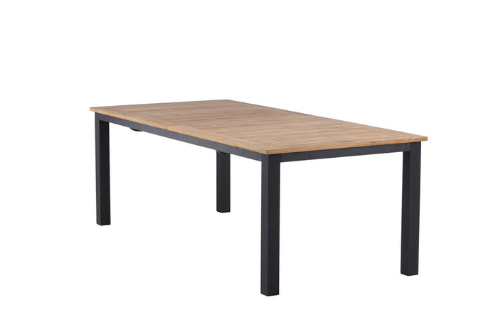 Rebellenclub Castor Tuintafel - 224 x 100 cm - Zwart