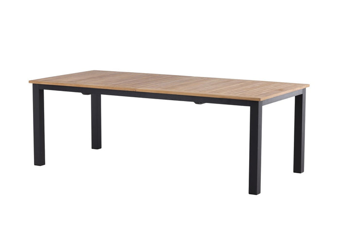 Rebellenclub Castor Tuintafel - 224 x 100 cm - Zwart