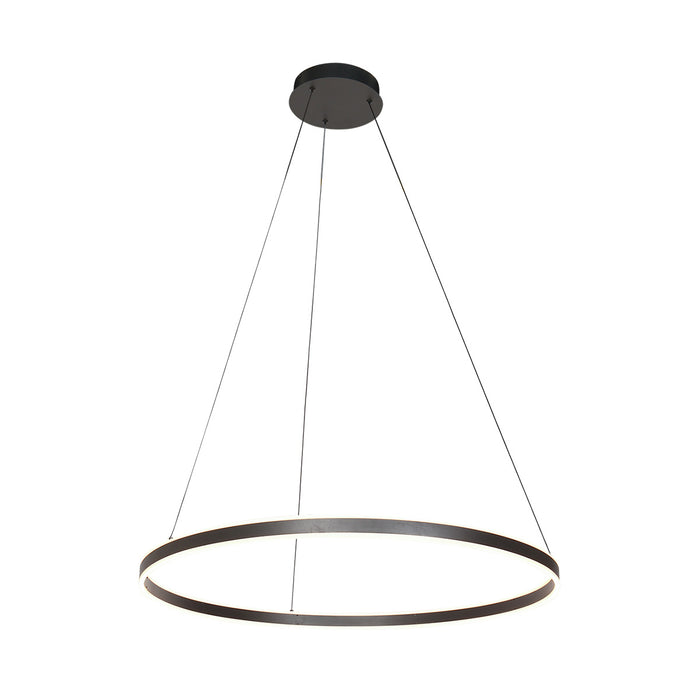 Steinhauer - Hanglamp Zwart Metaal - 80x80x190cm - Ringlux