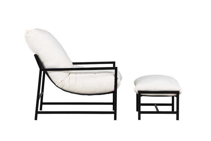 Rebellenclub Bastia Loungestoel - Zwart