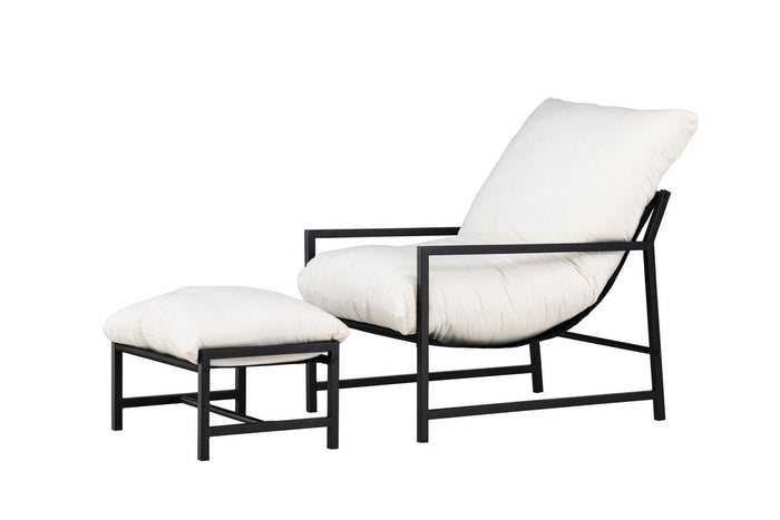 Rebellenclub Bastia Loungestoel - Zwart