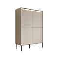 Meubella - Dressoir Timoteo - Beige - 98 cm - Hoog