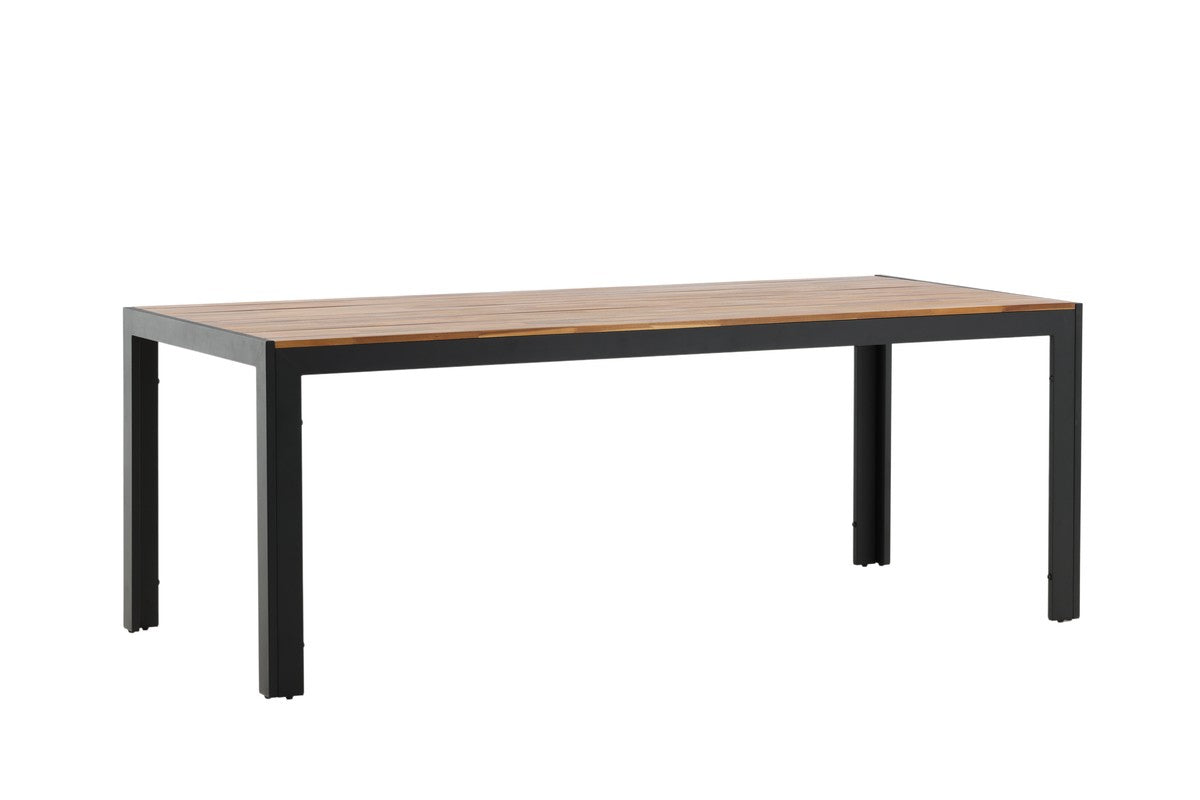 Rebellenclub Rama Tuintafel - 205 x 90 cm - Zwart