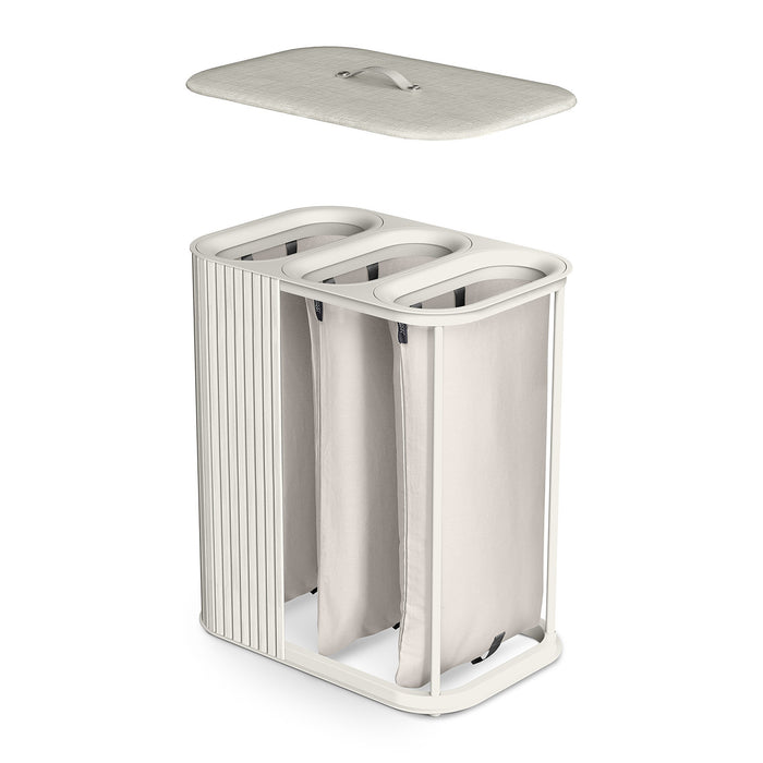 Joseph Joseph Tota Luxe Trio Wasmand 90 L - Ecru