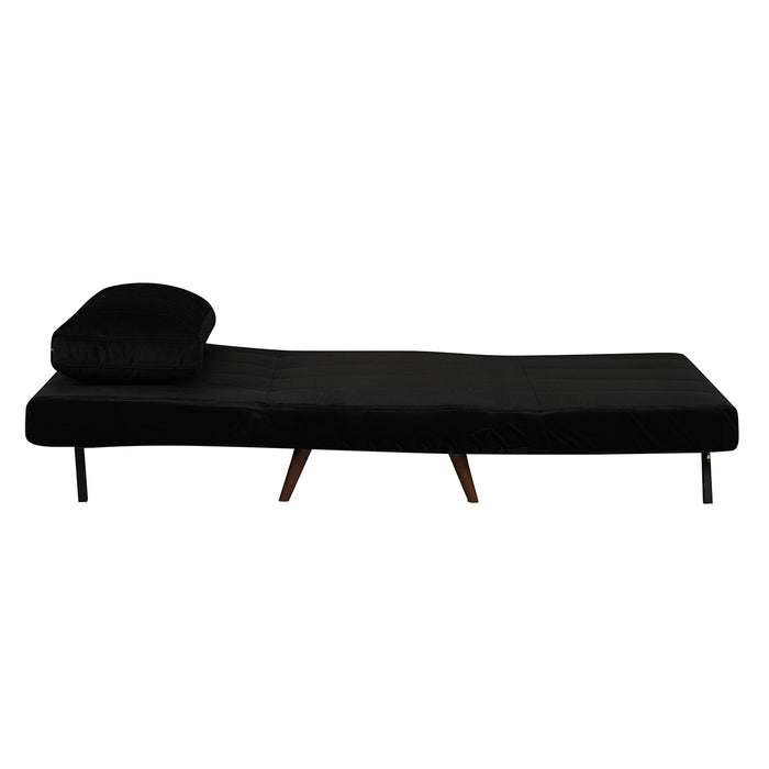 Bronx71 Velvet slaapfauteuil Hanna zwart